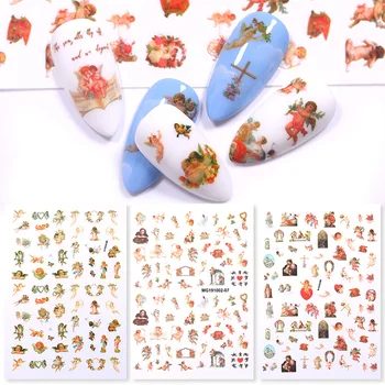 1 Pcs 3D Angel Pattern Nail Sticker Summer Angel Flower Pattern Nail Decal Stickers DIY Nail Art Decoration
1 Pcs 3D Angel Pattern Nail Sticker Summer Angel Flower Pattern Nail Decal Stickers DIY Nail Art Decoration