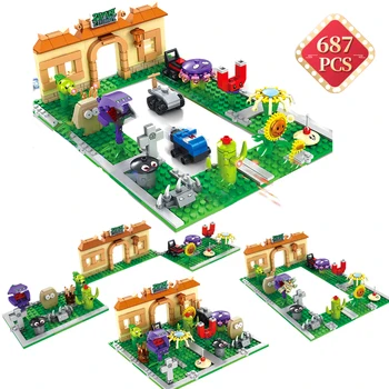 Creator Plants Vs Zombies Tree House Building Blocks Crazy Backyard Zombie Attack Set Bricks Toys for Kids
Creator Plants Vs Zombies Tree House Building Blocks Crazy Backyard Zombie Attack Set Bricks Toys for Kids