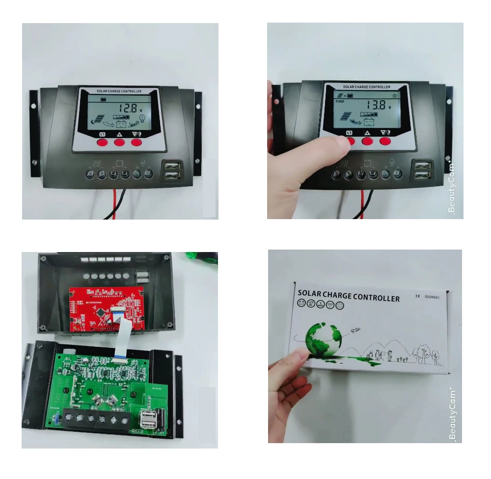 Solar PV Charge Controller 12V 24V 30A40A with LCD display and double USB PWM Solar PV Regulators Battery Chargers
Solar PV Charge Controller 12V 24V 30A40A with LCD display and double USB PWM Solar PV Regulators Battery Chargers