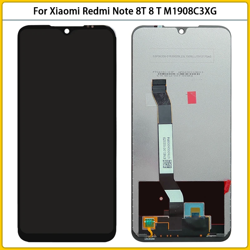 

6.3'' For Xiaomi Redmi Note 8T M1908C3XG LCD Display Touch Screen Sensor Digitizer Assembly For Redmi Note8T LCD Panel Replace