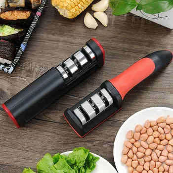 Kitchen Fast Sharpener Double-Sided Three Multi-functional Sharpener Tungsten Steel Ceramic Knife Fixed Angle Sharpening Stone
Kitchen Fast Sharpener Double-Sided Three Multi-functional Sharpener Tungsten Steel Ceramic Knife Fixed Angle Sharpening Stone