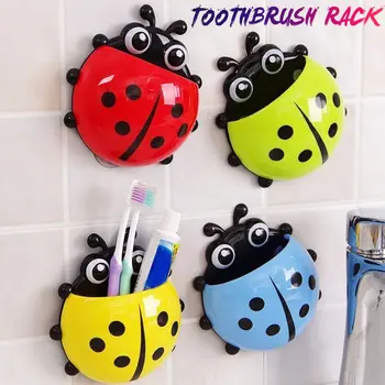 Cute Ladybird Beetle Toothbrush Toothpaste Shelves Pencil Pen Storage Holders Racks Children Brush Teeth Bathroom Supply Storage
Cute Ladybird Beetle Toothbrush Toothpaste Shelves Pencil Pen Storage Holders Racks Children Brush Teeth Bathroom Supply Storage