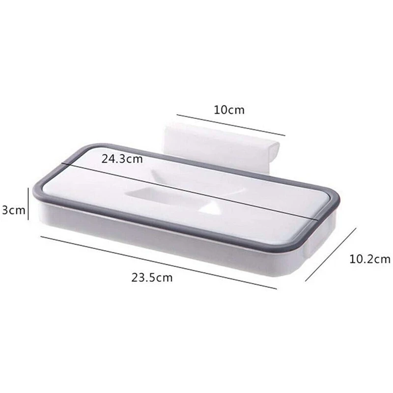 Trash Bag Holder Trash Rack Storage Organizer Trash Basket Hanging Portable Trash Bin for Drawer Cupboard Cabinet Door