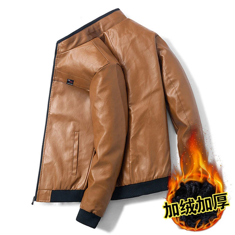 New Spring Autumn Men'S Leather Jacket Motorcycle Jacket Pilot Sportsman Plus Suede Leather Jacket
New Spring Autumn Men'S Leather Jacket Motorcycle Jacket Pilot Sportsman Plus Suede Leather Jacket