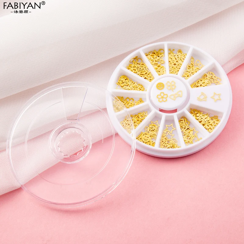 Mixed Style Design Nail Art Decoration 3D Tips Gold Metal Alloy Slice Sticker DIY Acrylic Wheel Tools Accessories Decal Manicure
Mixed Style Design Nail Art Decoration 3D Tips Gold Metal Alloy Slice Sticker DIY Acrylic Wheel Tools Accessories Decal Manicure