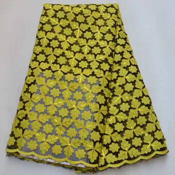 Yellow Shining Sequence Lace Fabric Beaded French Laces Fabrics High Quality Tulle French Nigerian Lace Applique Dress B6B5F55
Yellow Shining Sequence Lace Fabric Beaded French Laces Fabrics High Quality Tulle French Nigerian Lace Applique Dress B6B5F55