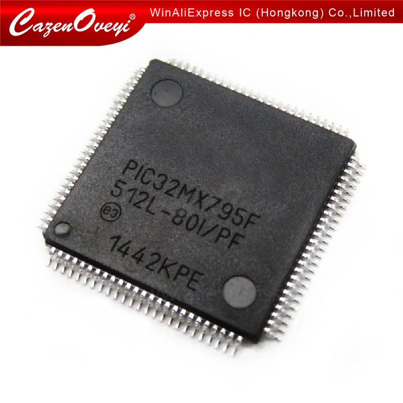 1pcs/lot PIC32MX795F512L-80I-PT PIC32MX795F512L-80I/PF PIC32MX795F512L PIC32MX795F512L-80 QFP-100 | Электронные компоненты и