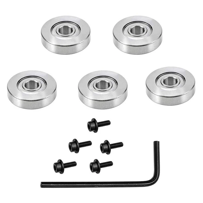 11Pc Router Bit Top Bearings Accessory Kit Ball Bearing for Router Bit -Interior:4.76MM Outer:19.05MM
11Pc Router Bit Top Bearings Accessory Kit Ball Bearing for Router Bit -Interior:4.76MM Outer:19.05MM