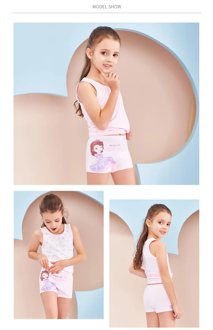 Qoo10 - Disney children' s cotton briefs underwear girls children  breathabl : Kids Fashion