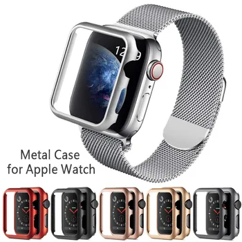 Hard Metal Case Protector Shell for Apple Watch 1 2 3 4 5 42MM 38MM 40MM 44MM Frame Cover Aluminium Bumper for iWatch 4 5
Hard Metal Case Protector Shell for Apple Watch 1 2 3 4 5 42MM 38MM 40MM 44MM Frame Cover Aluminium Bumper for iWatch 4 5