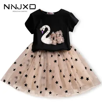 Summer New Short Sleeves 2pcs Dress for Girls Cute Flamingo Unicorn Printed Children Cartoon Clothes 3-8Y Kids Dresses Suits
Summer New Short Sleeves 2pcs Dress for Girls Cute Flamingo Unicorn Printed Children Cartoon Clothes 3-8Y Kids Dresses Suits