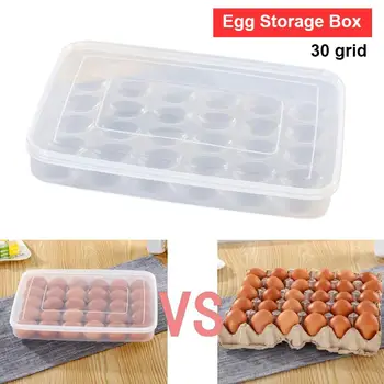 Egg Container Egg Organizer Egg Storage Box Convenient Practical Plastic 30 Grid Kitchen Tool Organization High-Capacity
Egg Container Egg Organizer Egg Storage Box Convenient Practical Plastic 30 Grid Kitchen Tool Organization High-Capacity