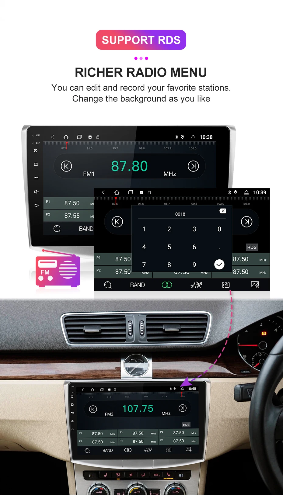 Cheap Isudar 1 Din Auto Radio Android 9 For VW/Volkswagen/Magotan/CC/Passat B6 B7 CANBUS Car GPS Multimedia Octa Core ROM 32GB Camera 15