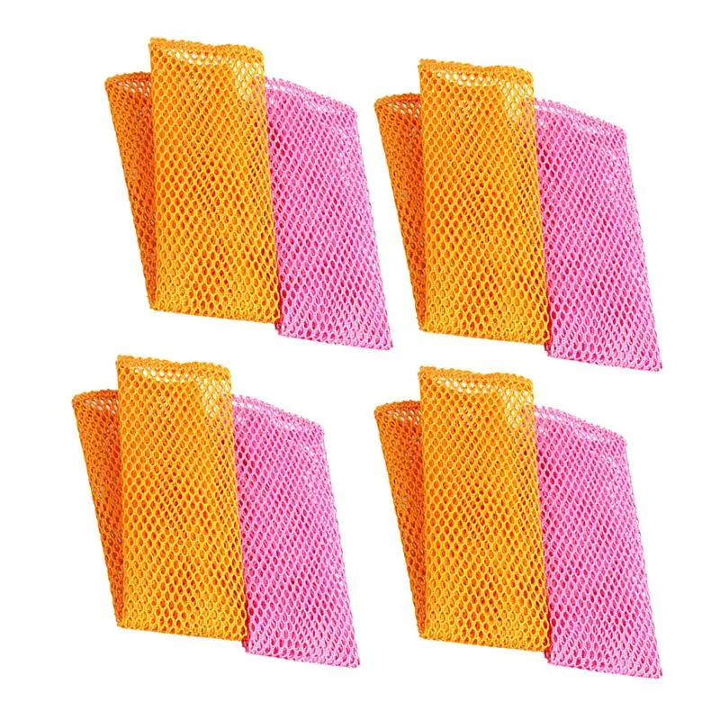 12PCS Mesh Non-stick Oil Dish Cloth Cleaning Cloth Rapid Dry Scourer Mesh Washing Cloths Kitchen Cleaning Cloths (Mixed Color)
12PCS Mesh Non-stick Oil Dish Cloth Cleaning Cloth Rapid Dry Scourer Mesh Washing Cloths Kitchen Cleaning Cloths (Mixed Color)