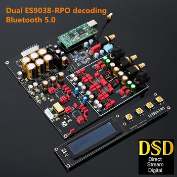 2019 New HiFi Audio Dual-core 2* ES9038PRO DAC Decoder Board TCXO XLR RCA Output
2019 New HiFi Audio Dual-core 2* ES9038PRO DAC Decoder Board TCXO XLR RCA Output