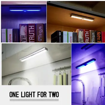 2 in1 USB Rechargeable uvc lamp sterilizer PIR Motion Sensor uv light sterilizer under cabinet light uv sanitizer uvc lamp
2 in1 USB Rechargeable uvc lamp sterilizer PIR Motion Sensor uv light sterilizer under cabinet light uv sanitizer uvc lamp