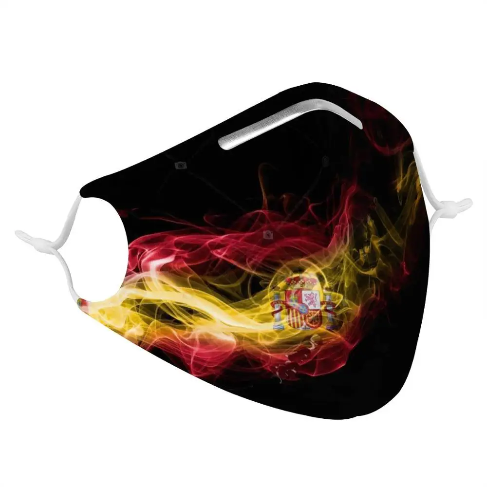 Custom Spanish flag painting pattern 4Pcs Filter Gas Masks Women Men Anti-dust Masks Washable Reusable Face Mask Non-disposable
Custom Spanish flag painting pattern 4Pcs Filter Gas Masks Women Men Anti-dust Masks Washable Reusable Face Mask Non-disposable
