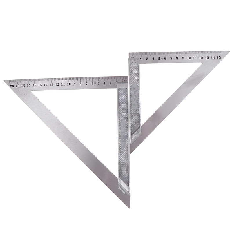 Triangle Ruler 90 Degrees Stainless steel Horizontal Woodworking Speed Square Protractor Trammel Measuring Tool 150/200mm
Triangle Ruler 90 Degrees Stainless steel Horizontal Woodworking Speed Square Protractor Trammel Measuring Tool 150/200mm