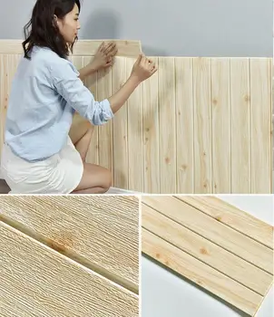 Diy Self Adhesive Waterproof 3d Wallpaper Tv Background Wood Grain 3d Wall Sticker Living Room Mural Bedroom Decorative Stickers
Diy Self Adhesive Waterproof 3d Wallpaper Tv Background Wood Grain 3d Wall Sticker Living Room Mural Bedroom Decorative Stickers