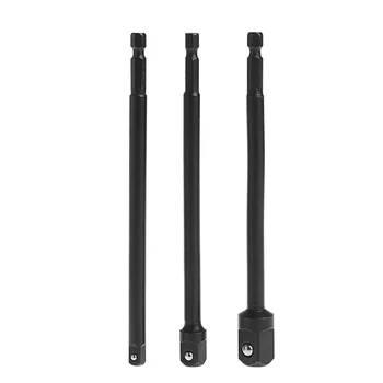 3 Pcs Socket Adapter Set Hex Shank To 1/4 3/8 1/2 Inch Impact Driver Drill Bits
3 Pcs Socket Adapter Set Hex Shank To 1/4 3/8 1/2 Inch Impact Driver Drill Bits