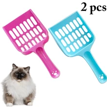 

2pcs Cat Litter Scoop Pooper Scoopers Pets Litter Sand Shovel Pet Shit Artifact Dogs Shovel Pet Cleanning Tool