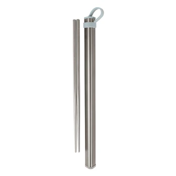 Titanium Chopsticks Set Reusable Pure Titanium Anti-Scalding Food Sticks Food Chopsticks with Storage Box for Outdoor Home Campi
Titanium Chopsticks Set Reusable Pure Titanium Anti-Scalding Food Sticks Food Chopsticks with Storage Box for Outdoor Home Campi