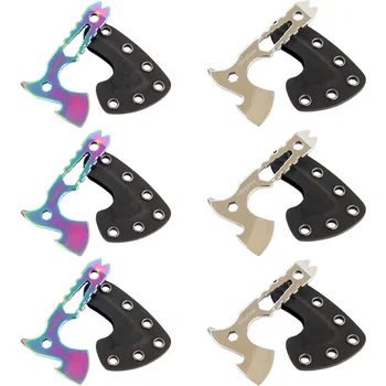 6PCS QingGear Plus Hawkit Neck Knife Axe Nail Puller Mini Prybar Screwdriver Bottle Opener With Kydex Sheath Hanging Rope 
6PCS QingGear Plus Hawkit Neck Knife Axe Nail Puller Mini Prybar Screwdriver Bottle Opener With Kydex Sheath Hanging Rope