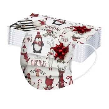 10/20/30/60PC Disposable Christmas Printing Mouth Mask Non-woven 3-layer Filter Face Mask Printed Dust Proof Adult Mouth Masks
10/20/30/60PC Disposable Christmas Printing Mouth Mask Non-woven 3-layer Filter Face Mask Printed Dust Proof Adult Mouth Masks