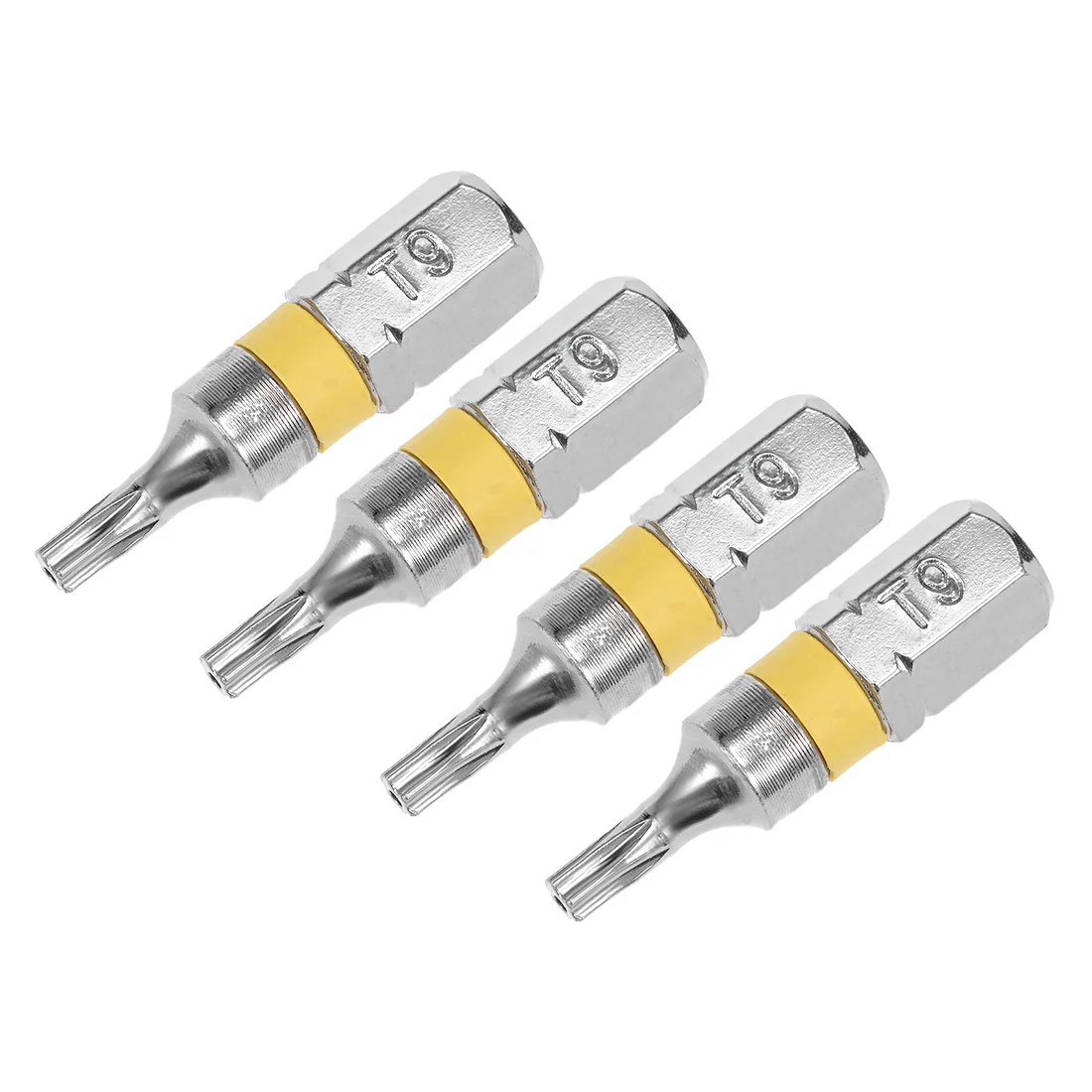 uxcell 4pcs 25mm Long 1/4" Hex Shank T9 Security Torx High Quantity Screwdriver Bits S2 High Alloy Steel
uxcell 4pcs 25mm Long 1/4" Hex Shank T9 Security Torx High Quantity Screwdriver Bits S2 High Alloy Steel