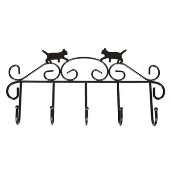 1pc Coat Hook Lovely Cat Wall Mounted Hook Black Iron Racks Door Hanger for Home Hotel (Black)
1pc Coat Hook Lovely Cat Wall Mounted Hook Black Iron Racks Door Hanger for Home Hotel (Black)