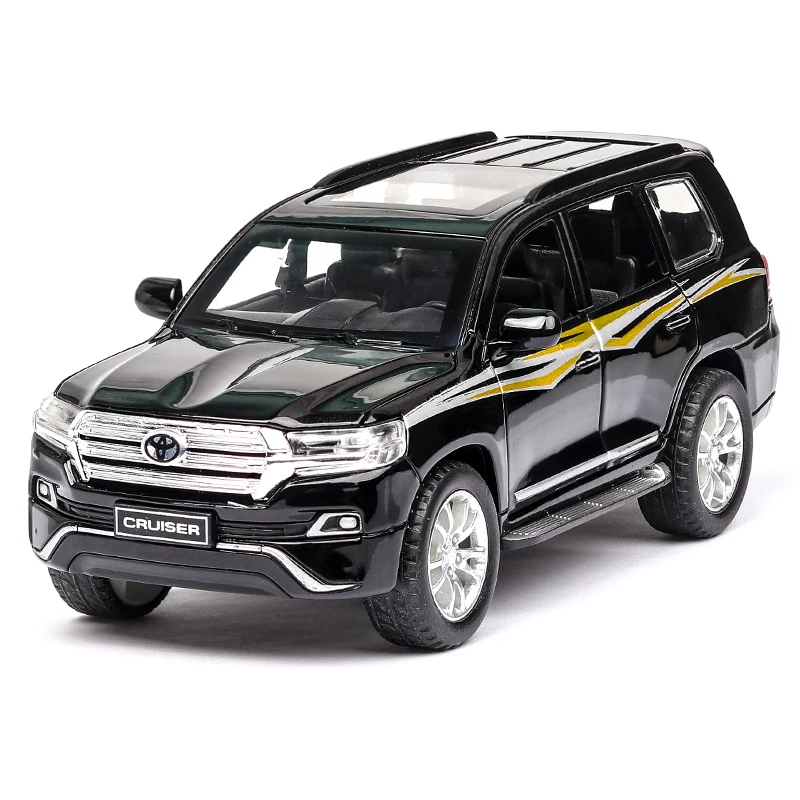Diecast 1:32 Scale Cars Metal Model Sound And Light Pull Back children toys for Toyota land cruiser children's cars machine toy
Diecast 1:32 Scale Cars Metal Model Sound And Light Pull Back children toys for Toyota land cruiser children's cars machine toy