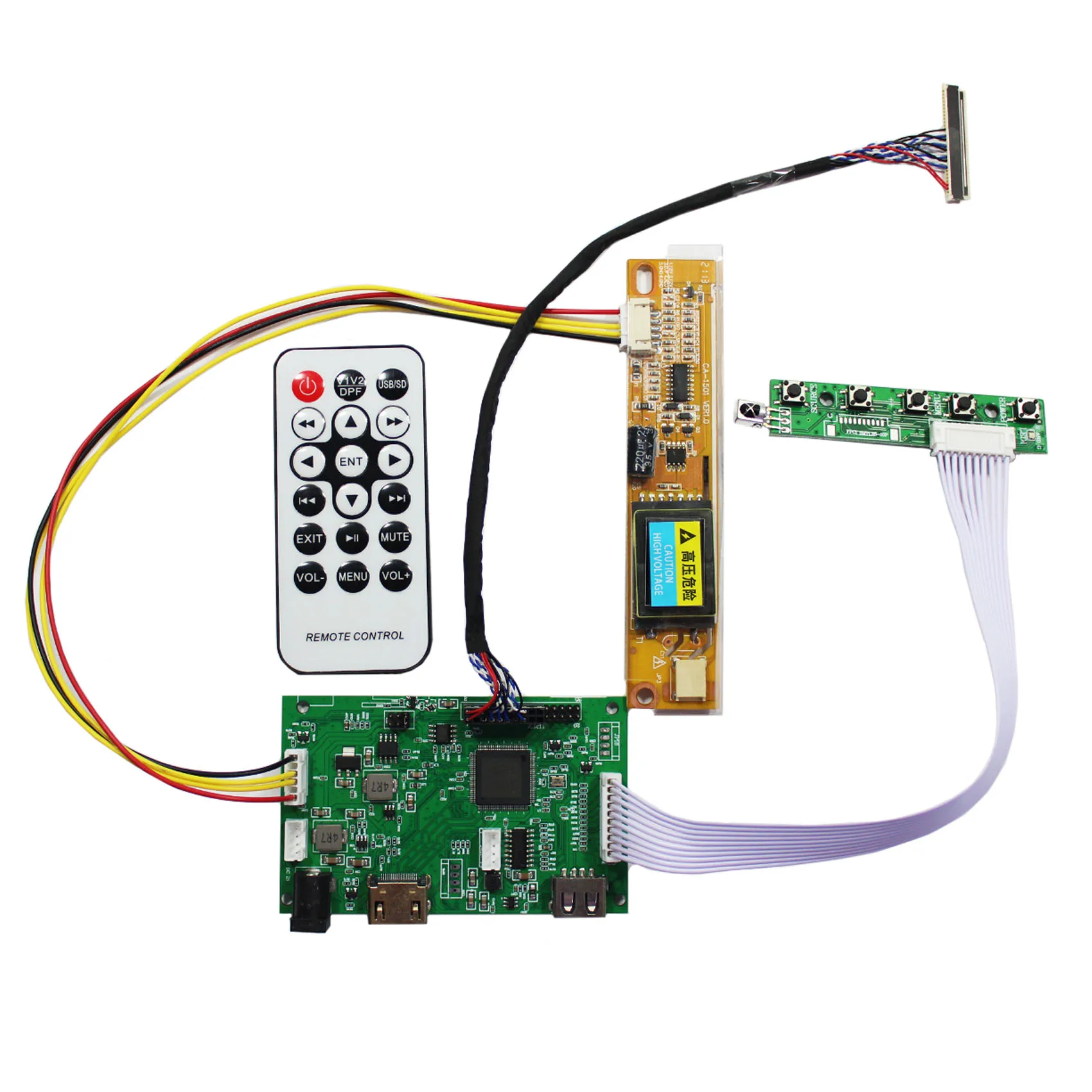 1280x800 HD-MI плата ЖК-контроллера с USB для 14,1 "15,4" LTN141AT01 LTN141AT14 B154EW01 LTN154AT01/07/10 CLAA141WB02 LTN154X3-L01
1280x800 HD-MI плата ЖК-контроллера с USB для 14,1 "15,4" LTN141AT01 LTN141AT14 B154EW01 LTN154AT01/07/10 CLAA141WB02 LTN154X3-L01