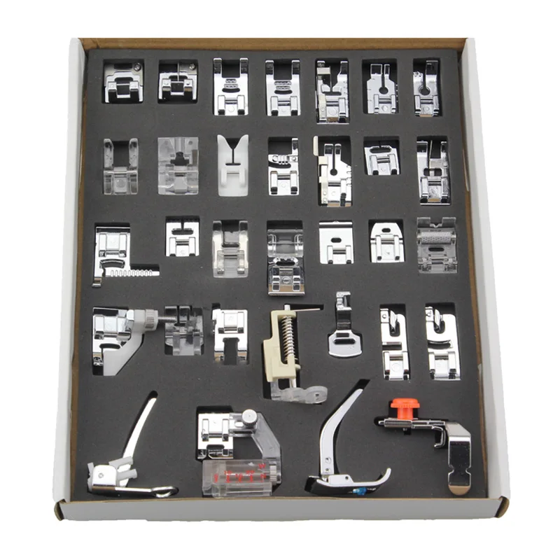 11/32 Sewing Machine Presser Foot Press Feet For Brother Singer Kit Braiding Blind Stitch OverLock Zipper Ruler Parts
11/32 Sewing Machine Presser Foot Press Feet For Brother Singer Kit Braiding Blind Stitch OverLock Zipper Ruler Parts