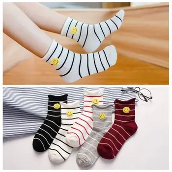 5 Pairs/ Women Socks Summer and Spring Cute Striped Plush Smiley Female Socks Curled Cotton Tube Socks
5 Pairs/ Women Socks Summer and Spring Cute Striped Plush Smiley Female Socks Curled Cotton Tube Socks