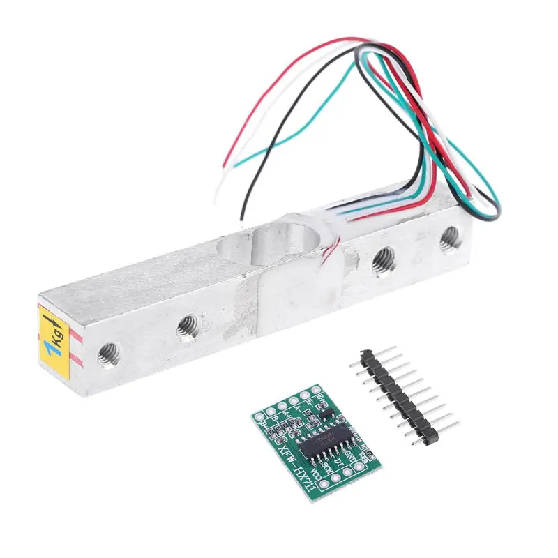0-1KG Load Cell HX711 AD Module Weight Sensor Electronic Scale Aluminum Alloy Weighing Pressure Sensor
0-1KG Load Cell HX711 AD Module Weight Sensor Electronic Scale Aluminum Alloy Weighing Pressure Sensor