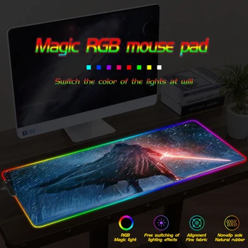 XXL Star Wars LED Gaming RGB Gamer Large Mousepad LED Lighting USB Keyboard Colorful Desk Pad Mice Mat for PC Laptop Desktop
XXL Star Wars LED Gaming RGB Gamer Large Mousepad LED Lighting USB Keyboard Colorful Desk Pad Mice Mat for PC Laptop Desktop