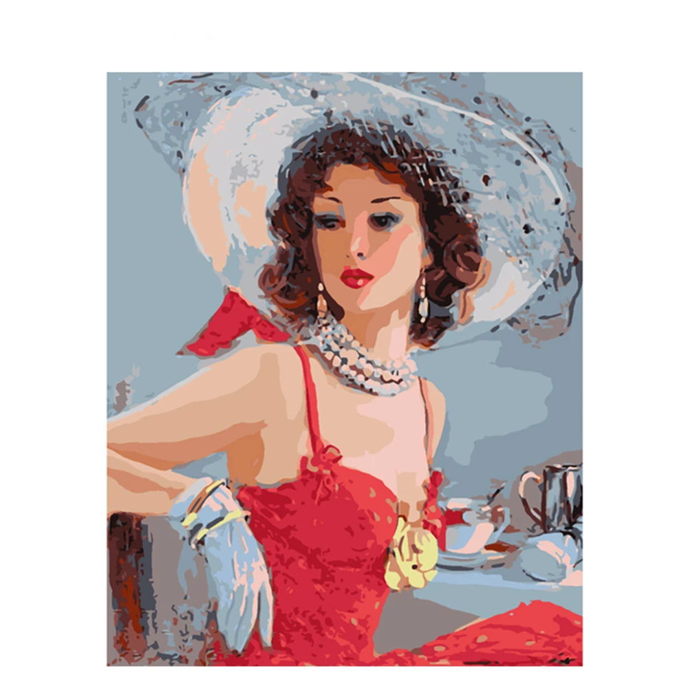 Young Lady Theme DIY Oil Painting Paint by Numbers with 4050 Colorful Canvas and inner frame for kill time and bored
Young Lady Theme DIY Oil Painting Paint by Numbers with 4050 Colorful Canvas and inner frame for kill time and bored