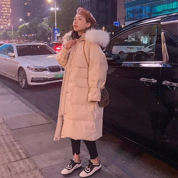 Long Cotton Padded Coat Big Fur Collar Winter Clothes Women Fashion Plus Size Hooded Thick Warm Parka Loose Outerwear Jacket
Long Cotton Padded Coat Big Fur Collar Winter Clothes Women Fashion Plus Size Hooded Thick Warm Parka Loose Outerwear Jacket