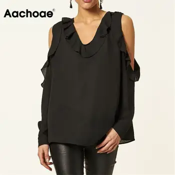 Womens Tops And Blouses 2020 Fashion Ruffles Women Off Shoulder Chiffon Blouse Sexy V Neck Long Sleeve Top Casual Shirt Blusas
Womens Tops And Blouses 2020 Fashion Ruffles Women Off Shoulder Chiffon Blouse Sexy V Neck Long Sleeve Top Casual Shirt Blusas