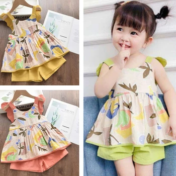 Toddler Girls Summer Clothes 2020 Boutique 2 7 Years Girls Summer Outfits Top Shorts 2 Pieces Kids Girls Clothing Set
Toddler Girls Summer Clothes 2020 Boutique 2 7 Years Girls Summer Outfits Top Shorts 2 Pieces Kids Girls Clothing Set