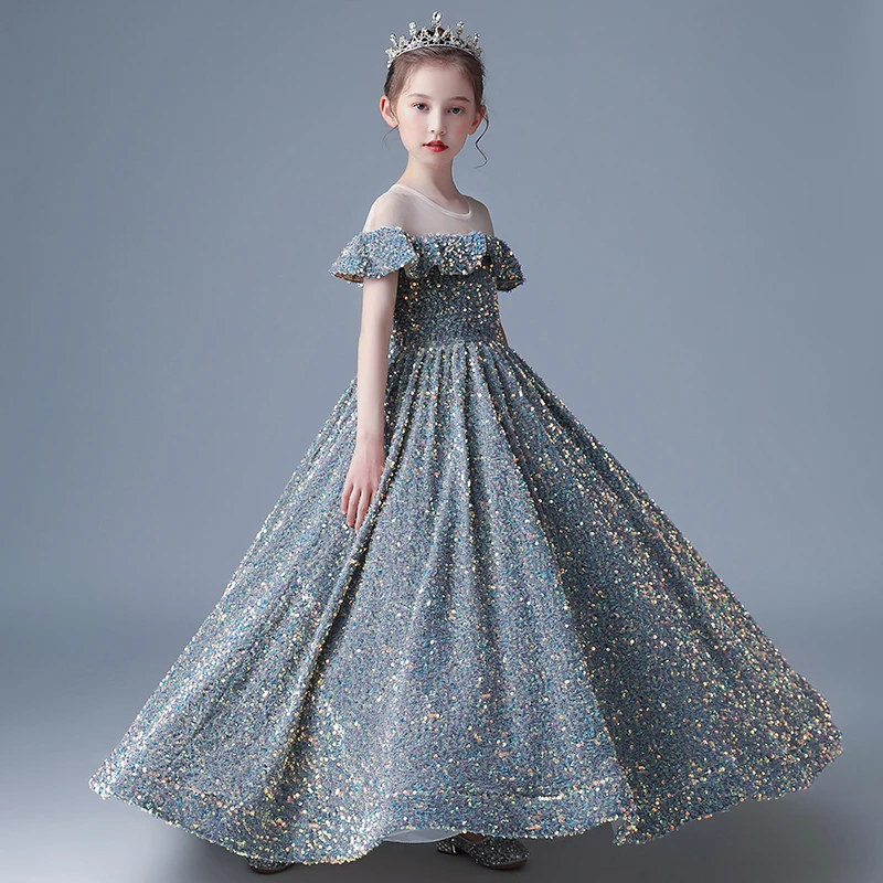 Classic Sequin One-Shoulder Evening Dresses Children's Pageant Prom Dress Girl Flower Wedding Piano Performance Birthday Dresses
Classic Sequin One-Shoulder Evening Dresses Children's Pageant Prom Dress Girl Flower Wedding Piano Performance Birthday Dresses