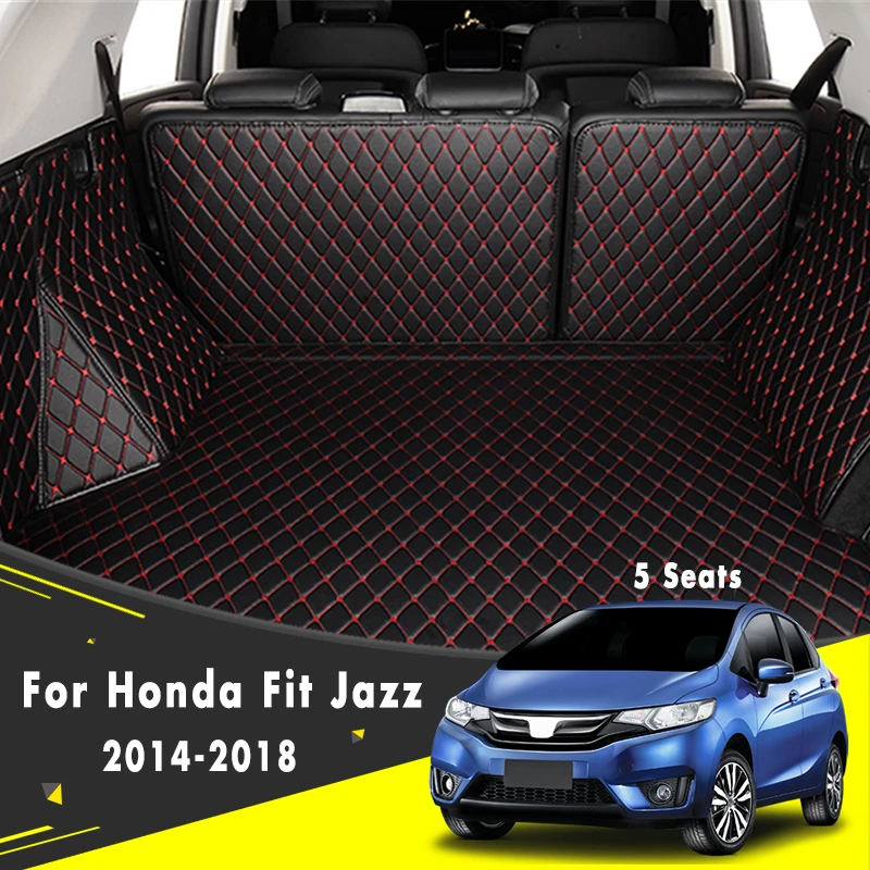Защитный коврик для багажника Honda Fit Jazz (5 мест) 2014 2015 2016 2017 2018 |