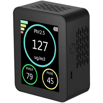 Air Quality Monitor for PM2.5 PM1.0 PM10, TFT Color Sn PM2.5 PM1.0 PM10 Instrument Real Time Display
Air Quality Monitor for PM2.5 PM1.0 PM10, TFT Color Sn PM2.5 PM1.0 PM10 Instrument Real Time Display