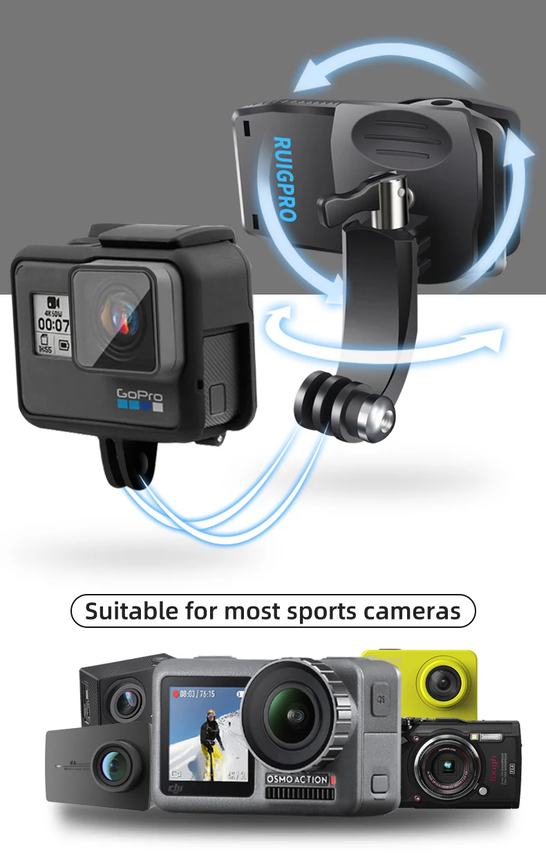 E6471-360 Degree Rotable Backpack Clip for Gopro-2 (19)