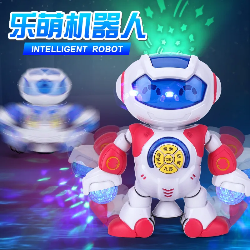 Hot Selling Children Stall Toy Batch Remote Control Electric Music Rotating Shining Space Dancing Robot
Hot Selling Children Stall Toy Batch Remote Control Electric Music Rotating Shining Space Dancing Robot
