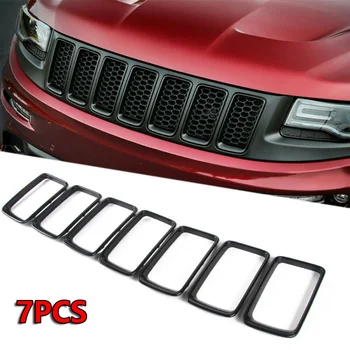 7Pcs ABS Gloss Black Front Grille Trim Insert Ring For Jeep Grand Cherokee 14-16 Decorate Your Car With Charming Luxury
7Pcs ABS Gloss Black Front Grille Trim Insert Ring For Jeep Grand Cherokee 14-16 Decorate Your Car With Charming Luxury