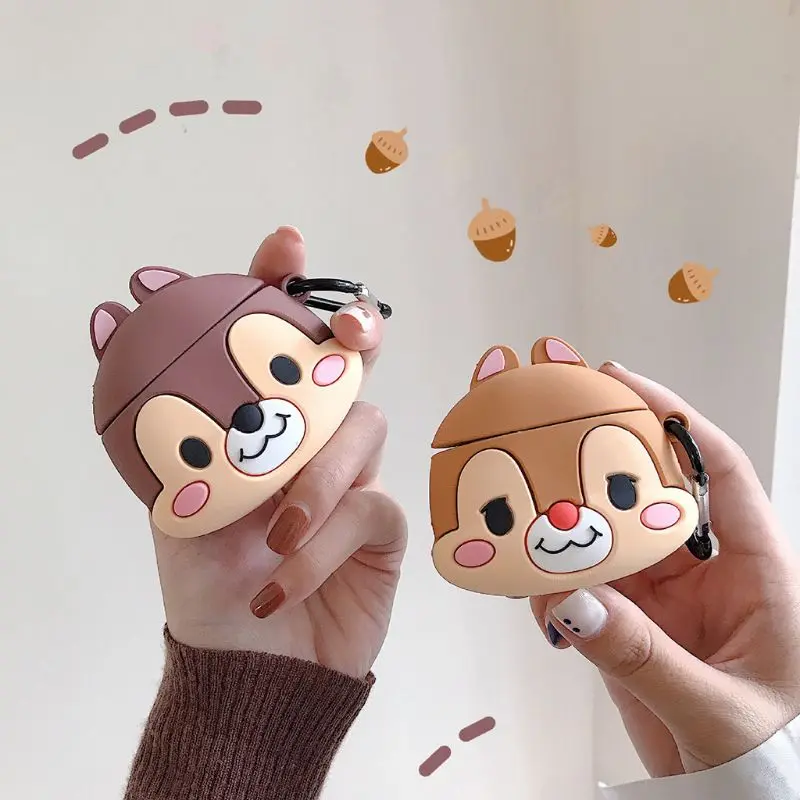 Lovely Squirrel Pattern Soft Silicone Protective Case Shockproof Cover Skin Protector with Carabiner for Airpods 1/2 Charging Bo
Lovely Squirrel Pattern Soft Silicone Protective Case Shockproof Cover Skin Protector with Carabiner for Airpods 1/2 Charging Bo