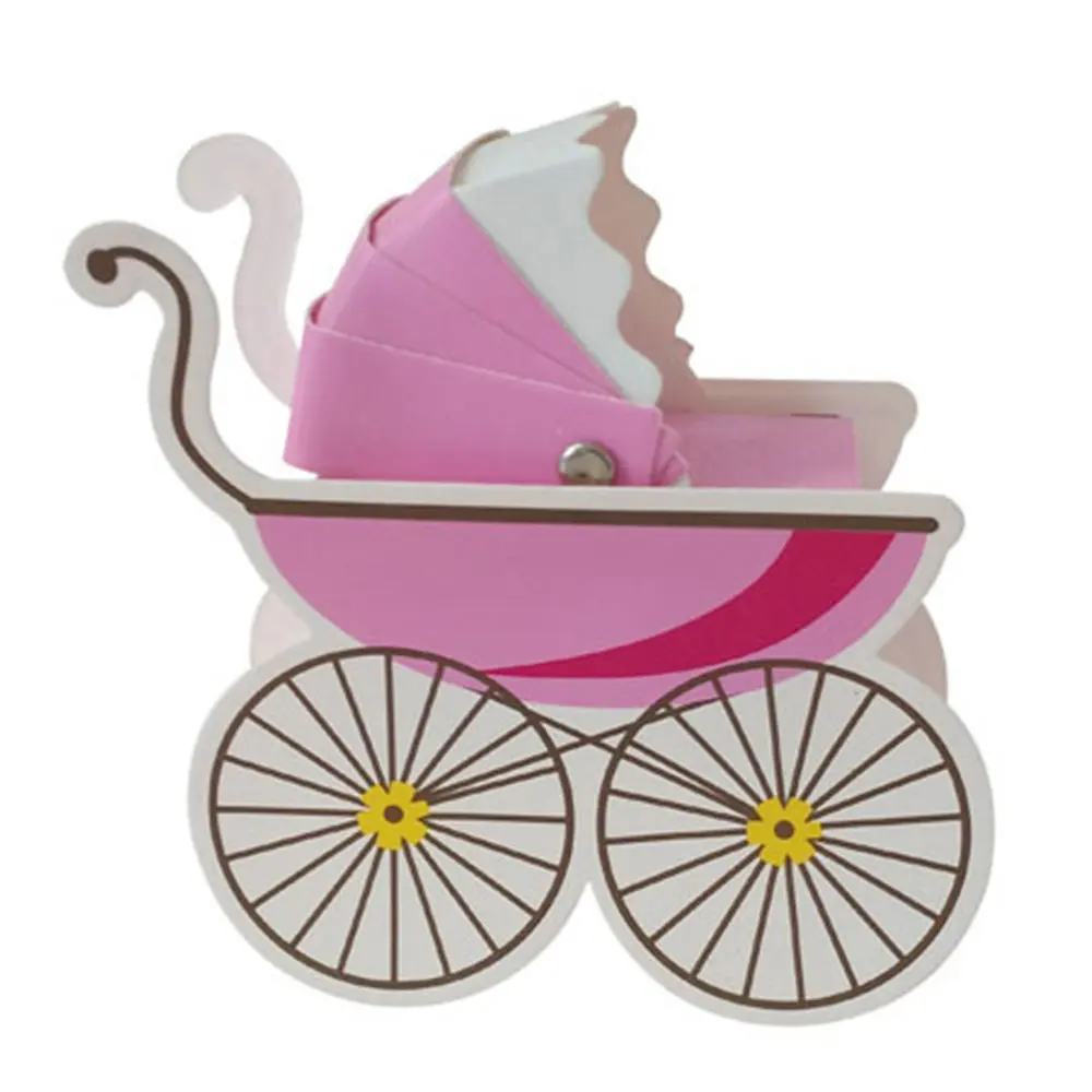 Baby Pram Carriage Candy Boxes Gift Boxes 50pcs/Pack Packaging Shower Birthday Ornament Festival Sweet Sugar Boxes Creative
Baby Pram Carriage Candy Boxes Gift Boxes 50pcs/Pack Packaging Shower Birthday Ornament Festival Sweet Sugar Boxes Creative