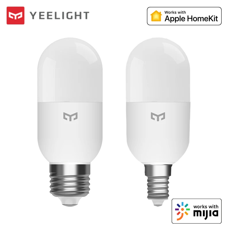 Умная Светодиодная лампа Yeelight M2 Bluetooth сетчатая E27 E14 приглушаемая цветовая