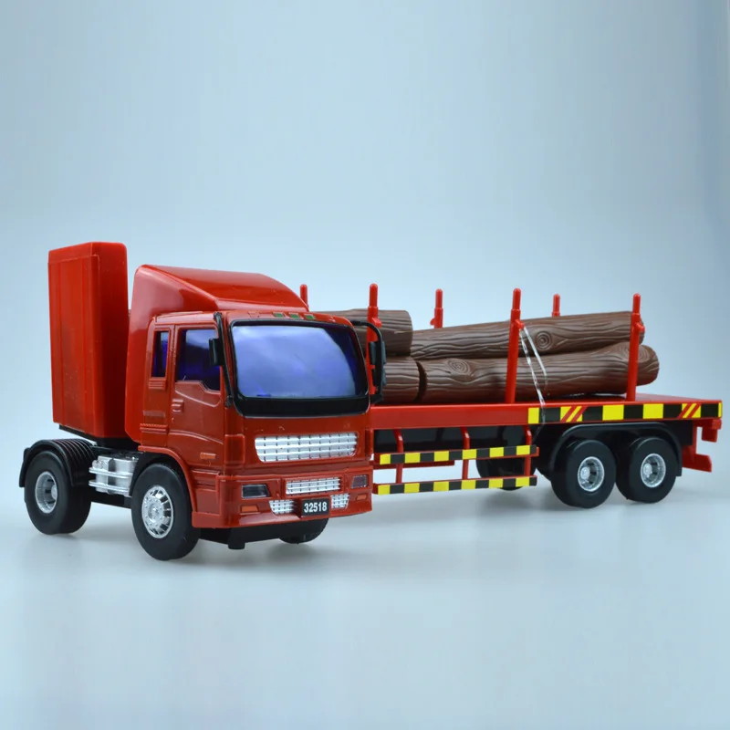 Фото Пластиковая модель автомобиля мусоровоз со штангой транспортер хобби-игрушки